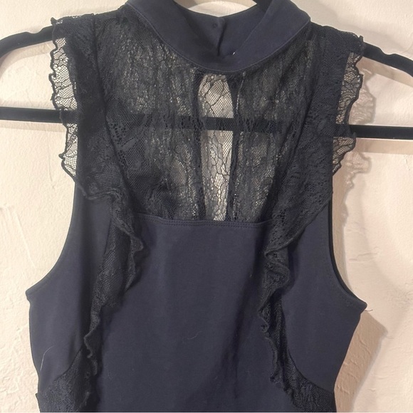 FREE PEOPLE Beaumont Muse Lace Bodycon Dress SM - Picture 7 of 11